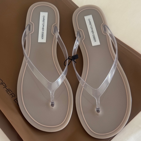 Christopher Esber Jo Transparent Flip Flops - Picture 3 of 3